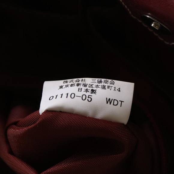 BURBERRY Nova Check Blue Label Hand Bag Canvas Beige Red Auth 46683 - Picture 12 of 16